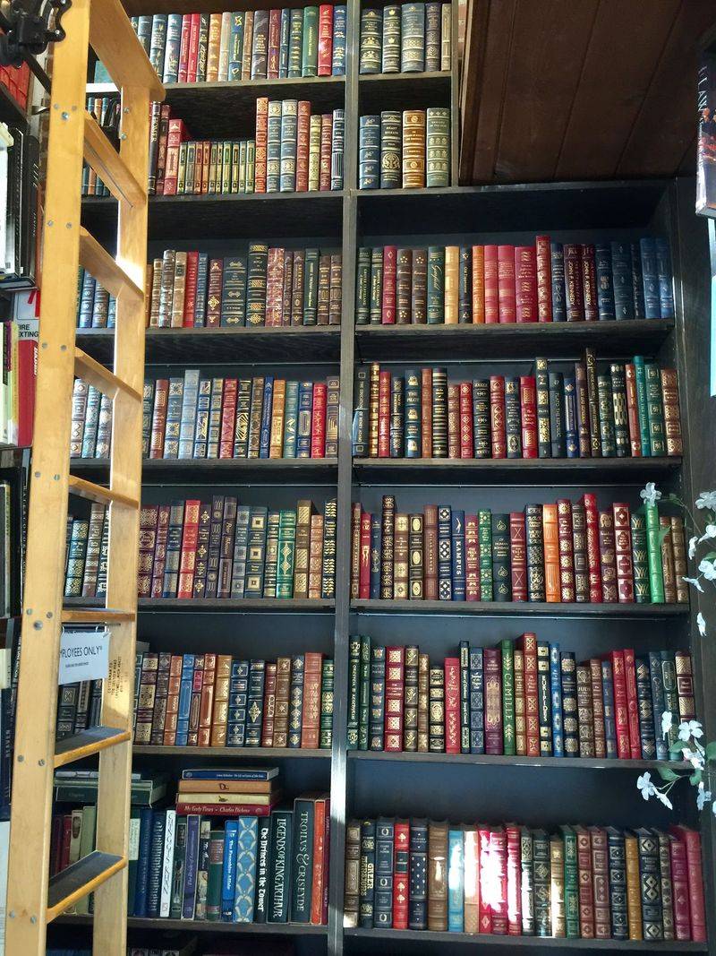 Shelves of Used Books Make Browsing an Adventure Shelves of Used Books Make Browsing an Adventure