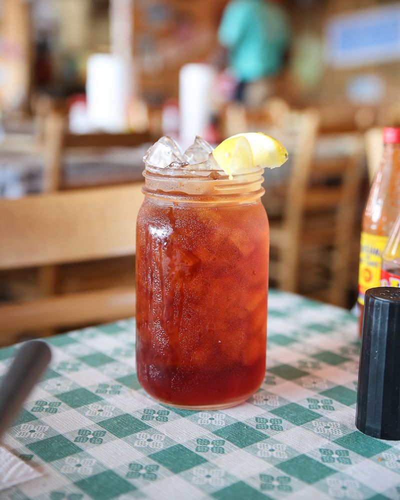 Sweet Tea Served in Mason Jars Sweet Tea Served in Mason Jars