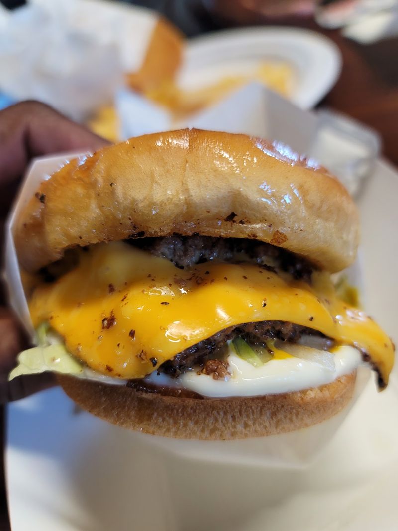 The Breakfast Burger with Runny Egg