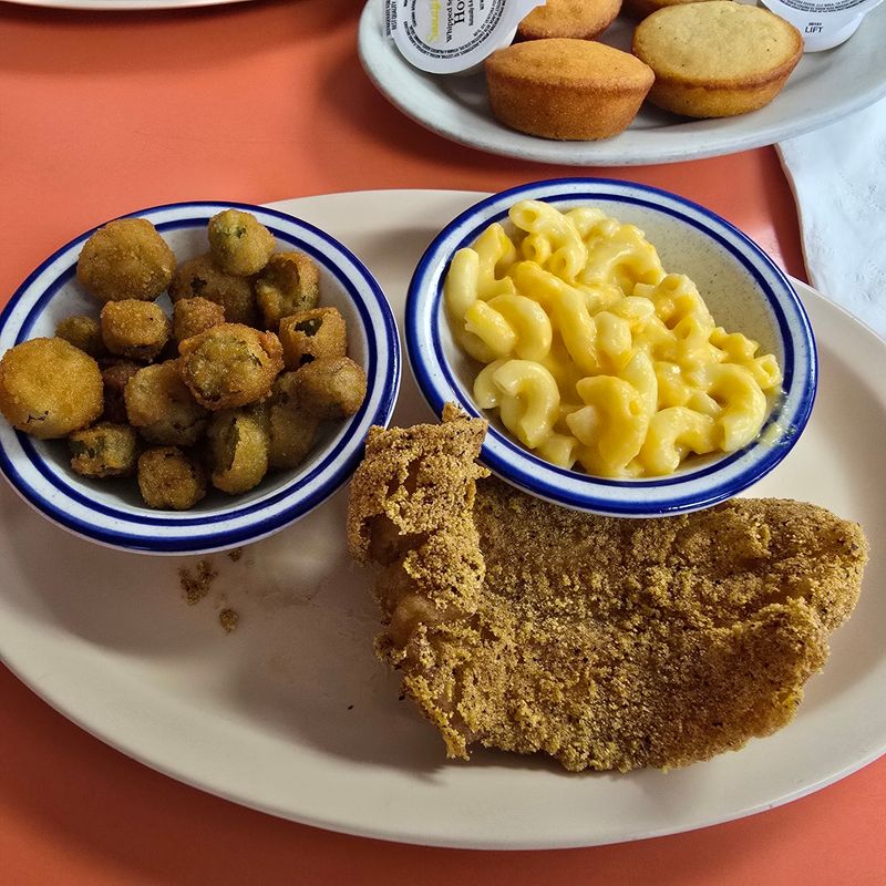 The Catfish Is Crispy, Golden, and Worth Ordering The Catfish Is Crispy, Golden, and Worth Ordering