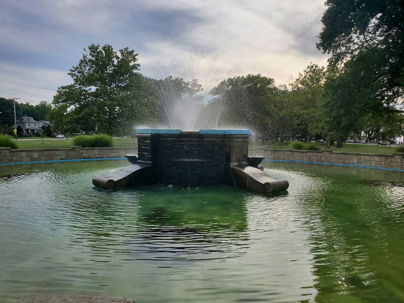 The Fountain and Classic Park Details Give It Character The Fountain and Classic Park Details Give It Character