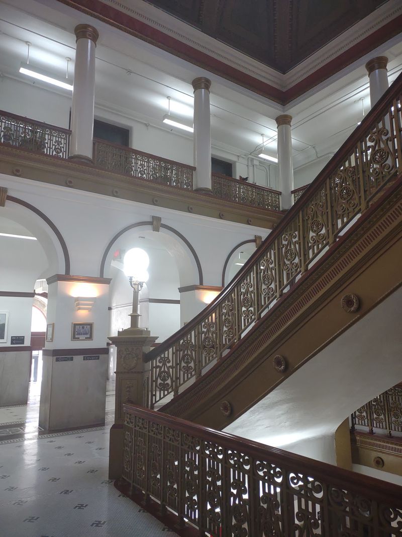 Third-Floor Courtrooms Full of Old-Time Character
