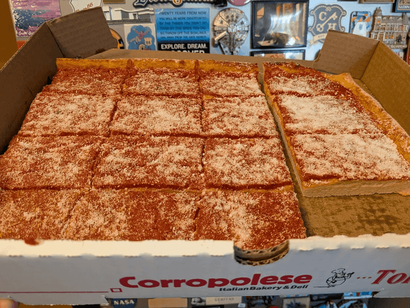 Tomato Pie - Corropolese Bakery & Deli - Norristown Tomato Pie - Corropolese Bakery & Deli - Norristown