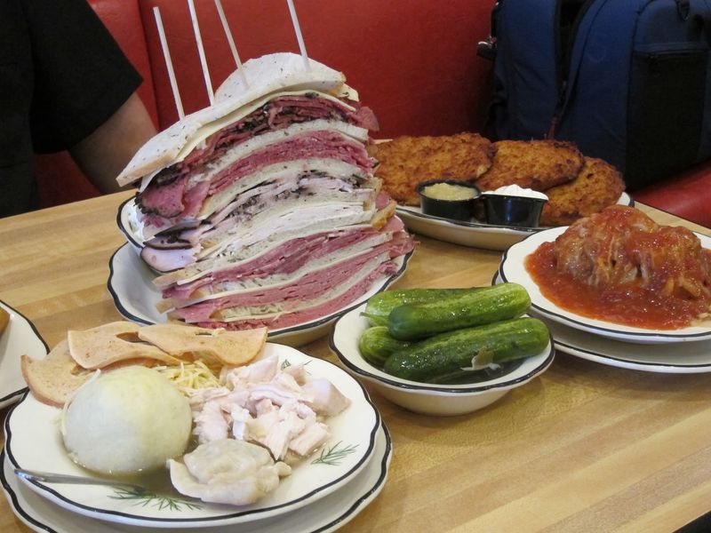 Towering Pastrami Perfection That Defies Gravity Towering Pastrami Perfection That Defies Gravity