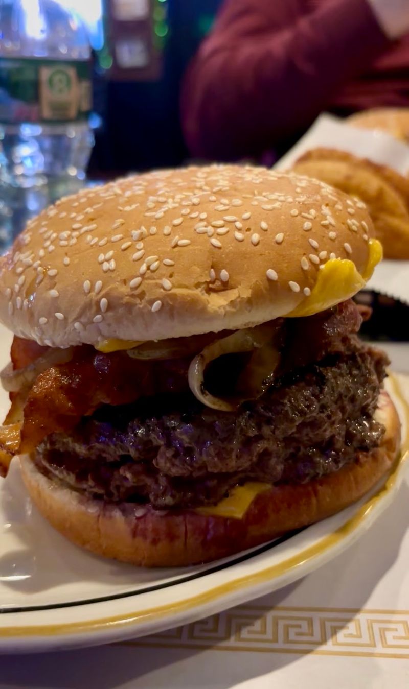 Twelve-Ounce Burgers Arrive Thick Juicy and Seriously Filling