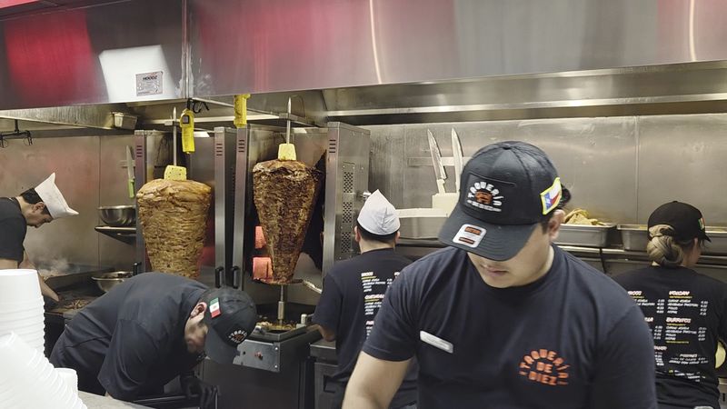 Two Al Pastor Trompas Spinning Even on Weeknights Two Al Pastor Trompas Spinning Even on Weeknights