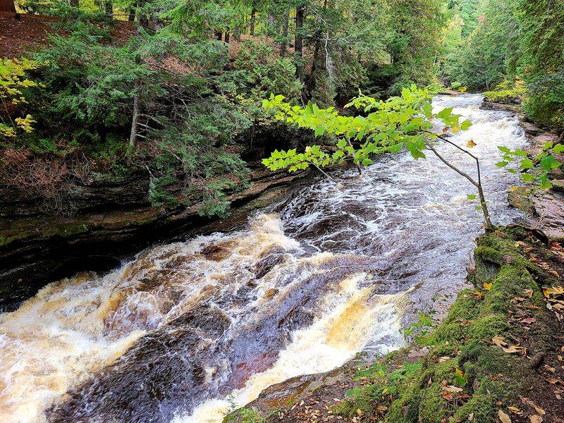 West River Trail - Presque Isle Area, Porcupine Mountains Wilderness State Park West River Trail - Presque Isle Area, Porcupine Mountains Wilderness State Park