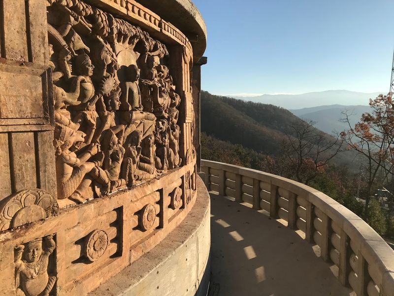 What You'll Find When You Reach the Great Smoky Mountains Peace Pagoda What You'll Find When You Reach the Great Smoky Mountains Peace Pagoda
