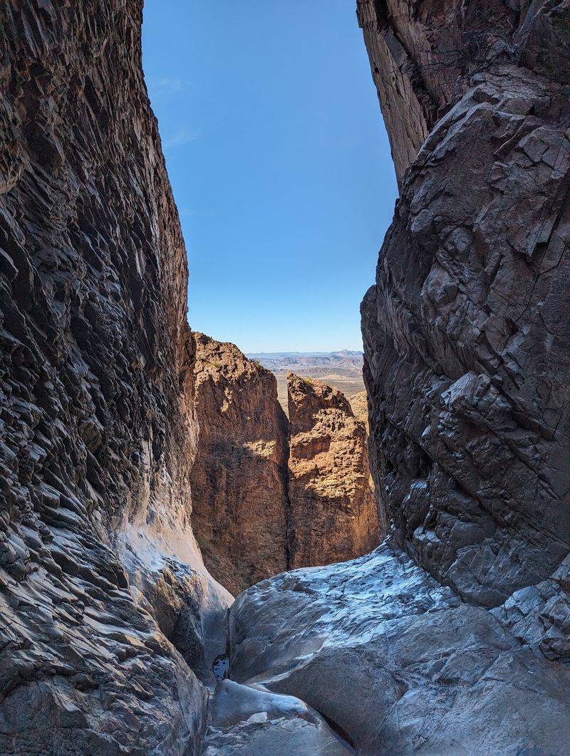Window Trail Waterfall Sunset