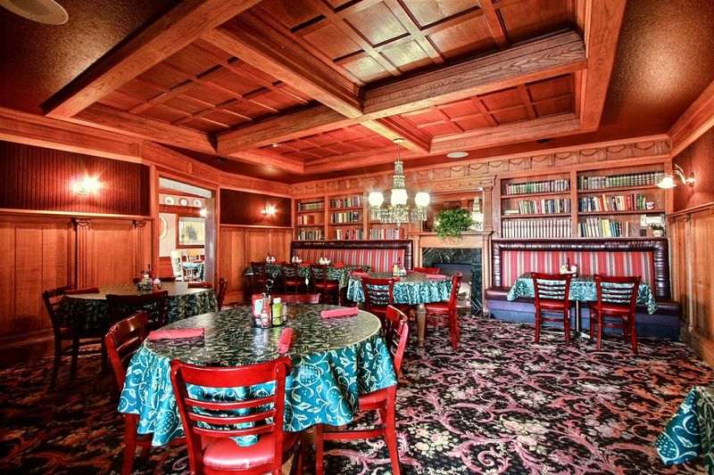 Wood trim, warm light, and a room that settles people down Wood trim, warm light, and a room that settles people down