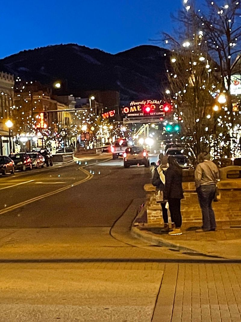 Mountains Crowding the Main Street