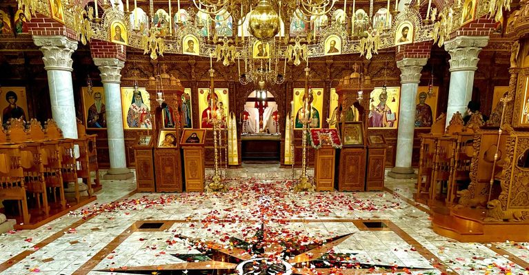 A Byzantine-Style Monastery In Texas Feels Far Removed From Everyday Life