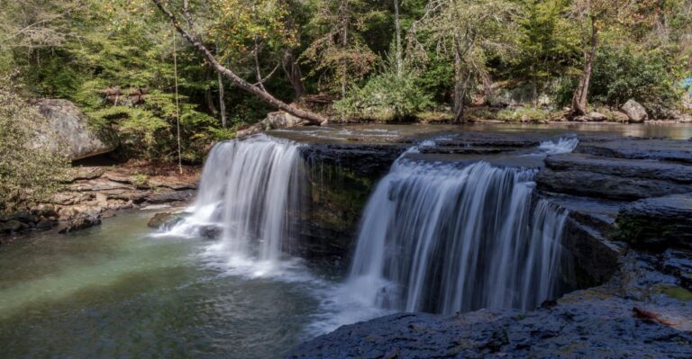 Brilliant Autumn Leaves Transform This Tennessee Waterfall Into A Scenic Wonderland