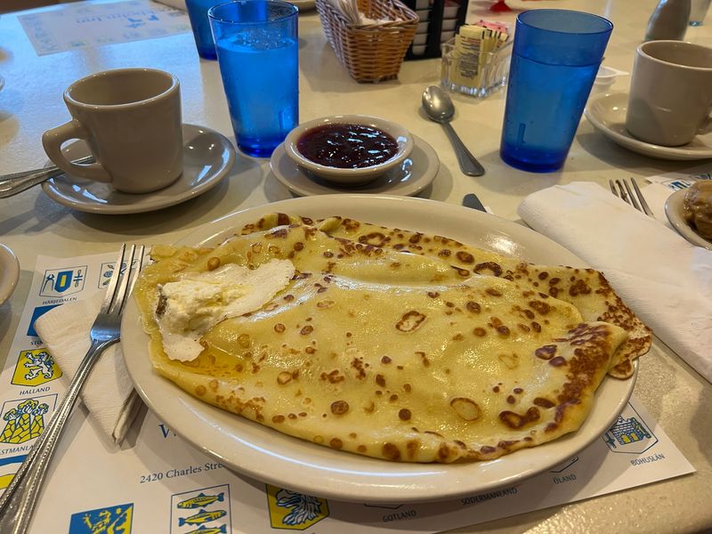 Pancakes and Lingonberries Keep the Tradition Moving