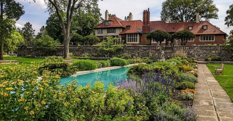 Enter This Michigan Gate And Discover 40 Acres Of Gardens That Feel Frozen In 1908