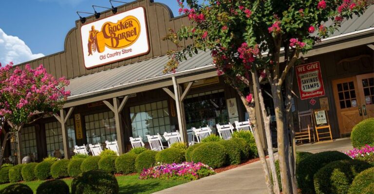 Familiar Comfort Food Awaits At This Traverse City Cracker Barrel In Michigan