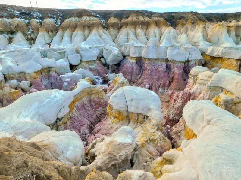 A Maze of Clay Spires, Gullies, and Soft-Ridged Towers