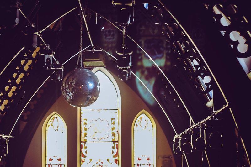 Gothic Arches Frame the Main Room