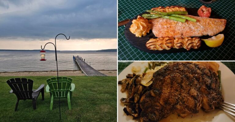 Massive Steaks Meet Gorgeous Lake Views At This Small-Town Michigan Steakhouse