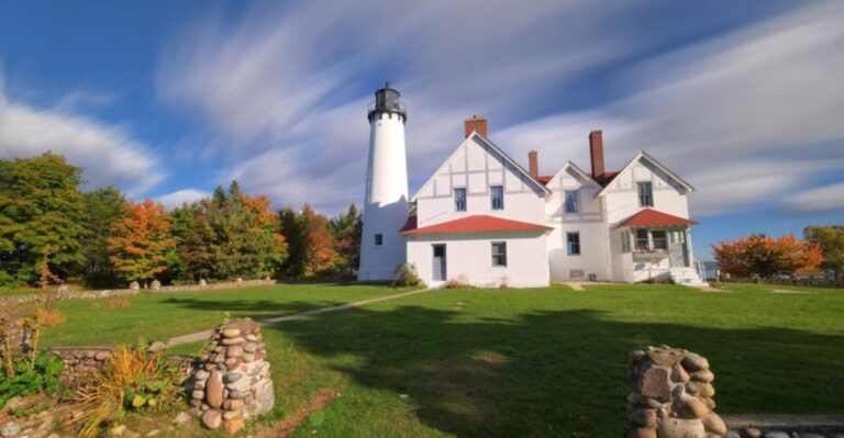 Michigan’s Forgotten Lighthouse Still Guards A Shore Named For Battle And Bones