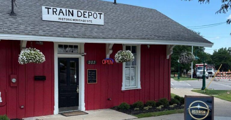Step Inside An 1872 Michigan Train Depot Now Home To Sandwiches And Sweet Treats