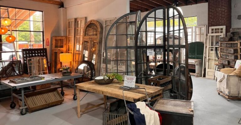 Step Inside This Traverse City Warehouse For Industrial Lights, Salvage Doors And Vintage Pieces