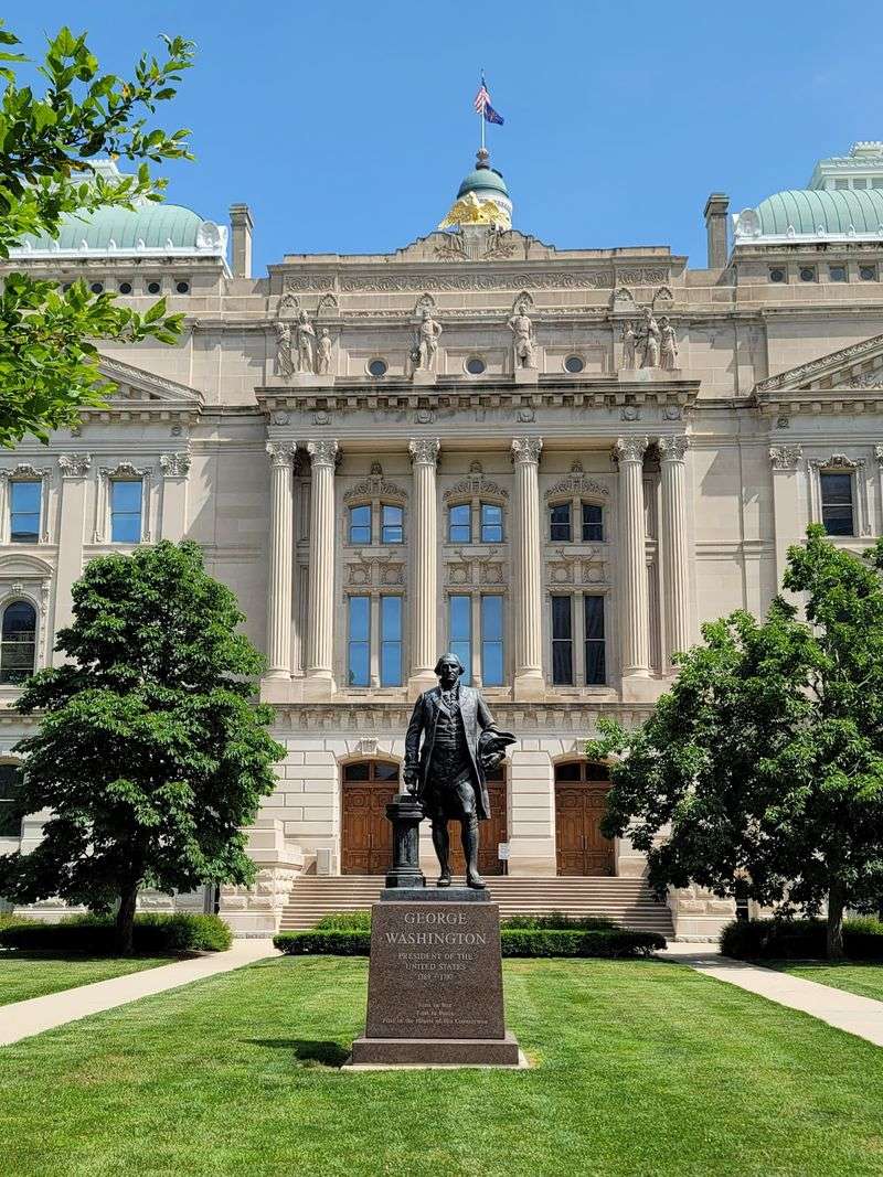 Where To Find It Beside the Indiana Statehouse
