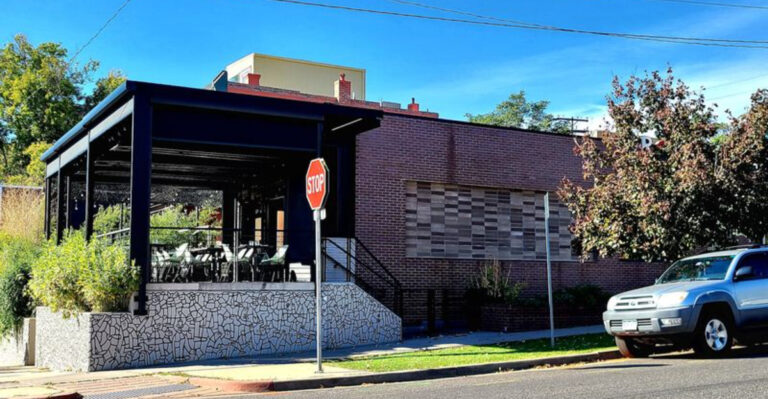 This Denver Restaurant in Colorado Hides Inside a Reclaimed Midcentury Gas Station