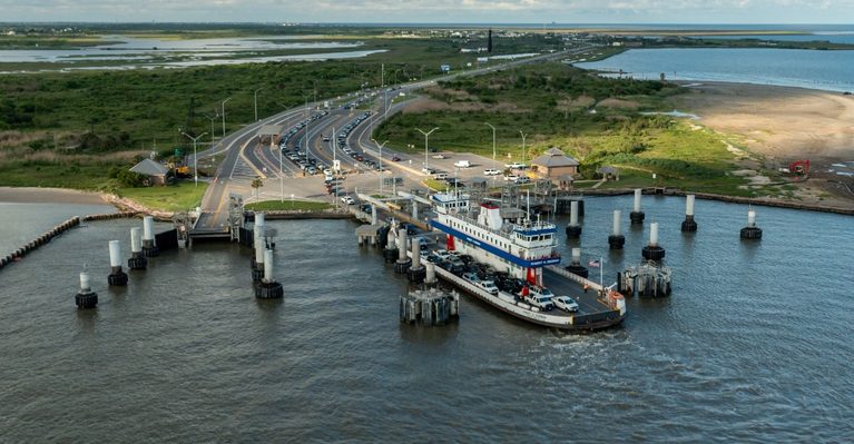 This Galveston Ferry Is Free, Runs 24/7, and Might Come With a Dolphin Show