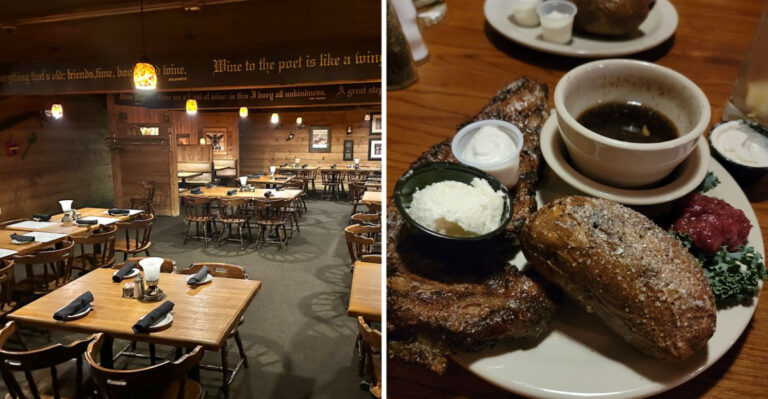 This Historic Indiana Steakhouse Still Includes Soup, Salad, and Sides With Every Steak Dinner