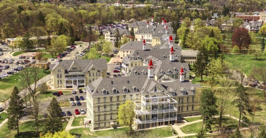 This Historic Michigan Hospital Now Mixes Shops, Wine, And Underground Tunnels