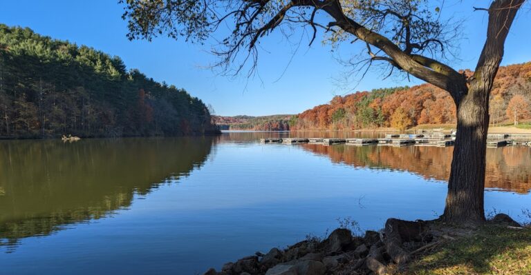 This Huge Ohio Lake Hides A Forgotten Town Beneath Its Waters