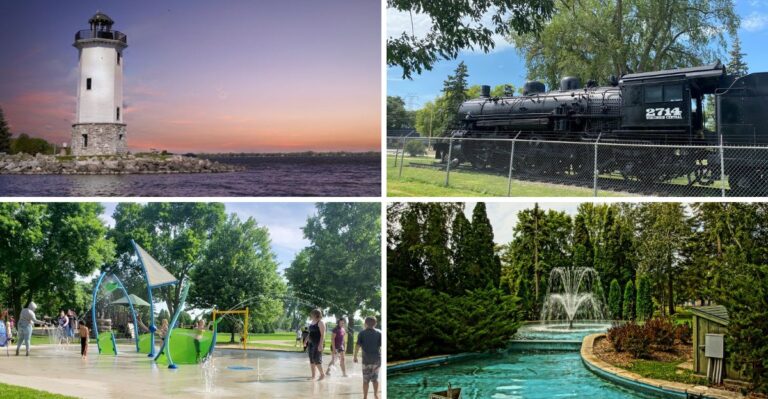 This Lakeside Wisconsin Park Packs a Lighthouse, Train Rides, and a Carousel Into One Family Day Out