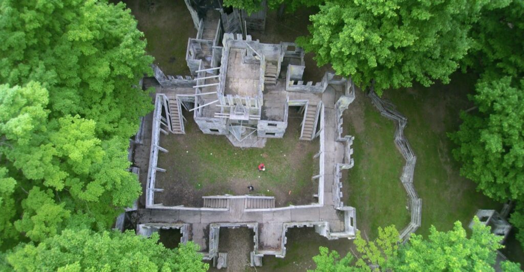 This Massive 80-Acre Indiana Park Has a Giant Medieval Castle Built for Epic Paintball Battles