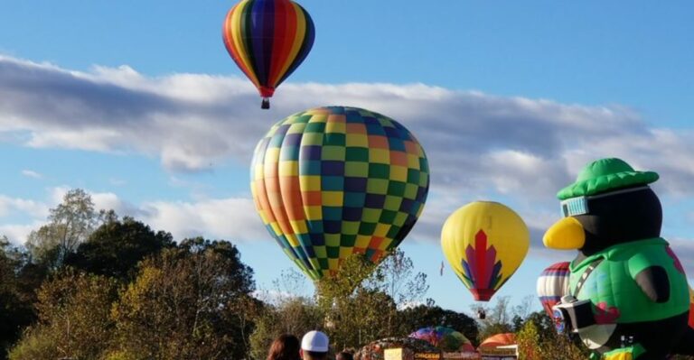 This North Carolina Hot Air Balloon Festival Fills The Sky With A Rainbow Of Color