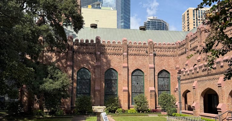 This Unexpected Texas Restaurant Serves Lunch Inside a Historic Church