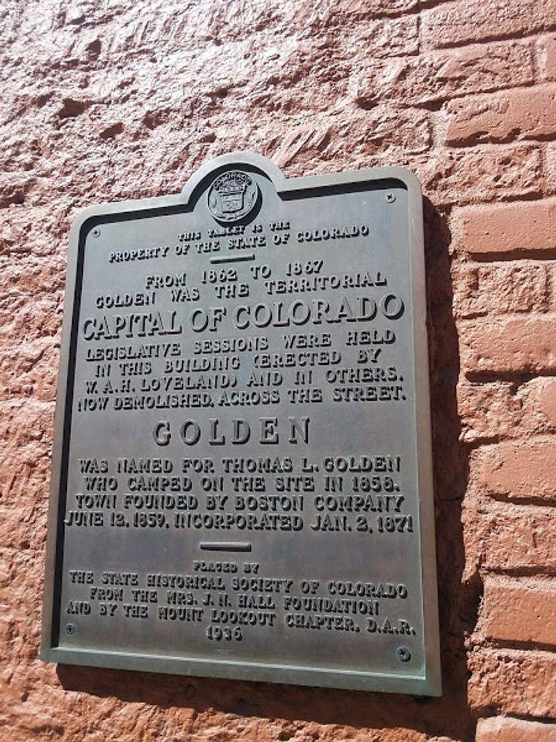 The Five Years Golden Ran Colorado Territory