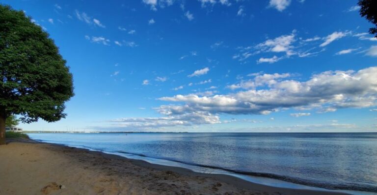 Walk Out On This Michigan Sand Spit With Lake Huron On All Sides