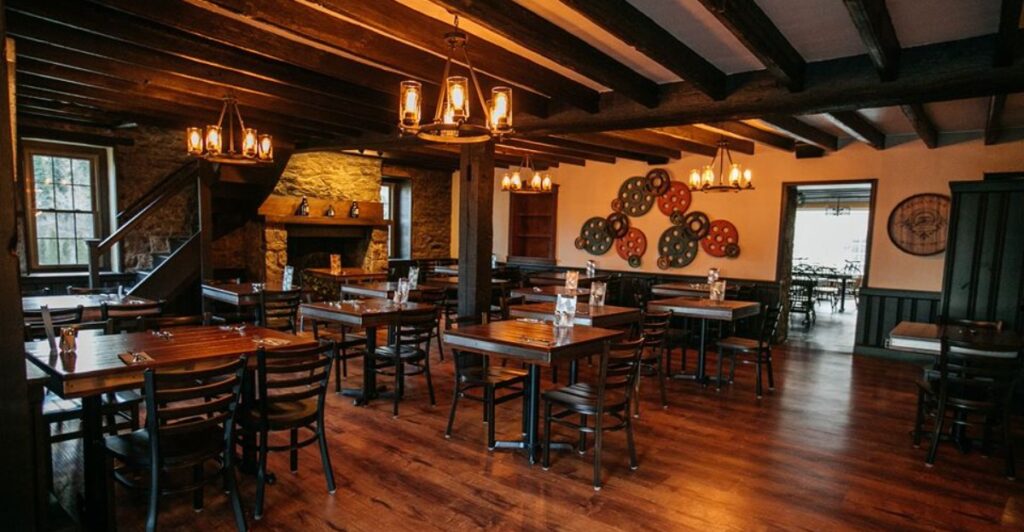 You Can Enjoy Dinner Inside A 1700s Grist Mill At This Pennsylvania Restaurant