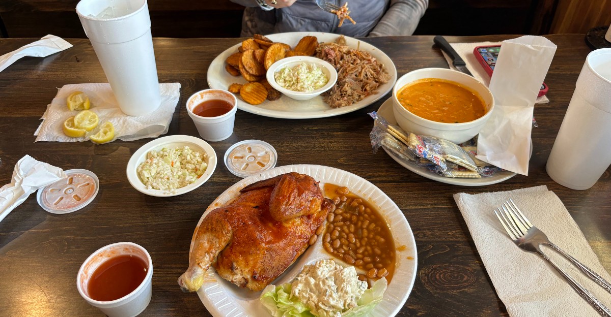 You Won’t Believe How Much Pulled Pork They Pile Onto Plates At This North Carolina BBQ Joint