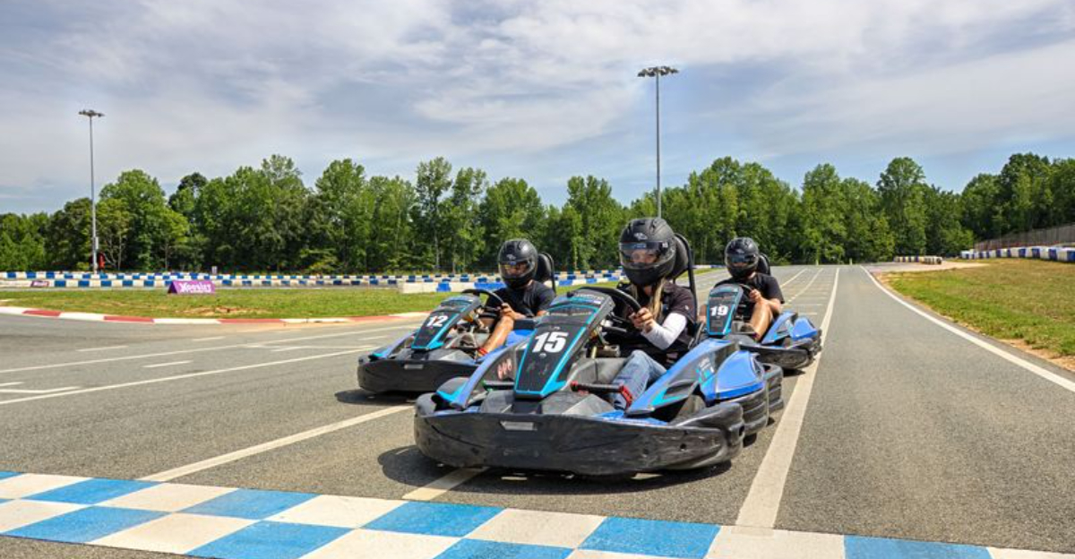 You’ll Feel Like A Professional Racer At This Massive Go-Kart Track In North Carolina