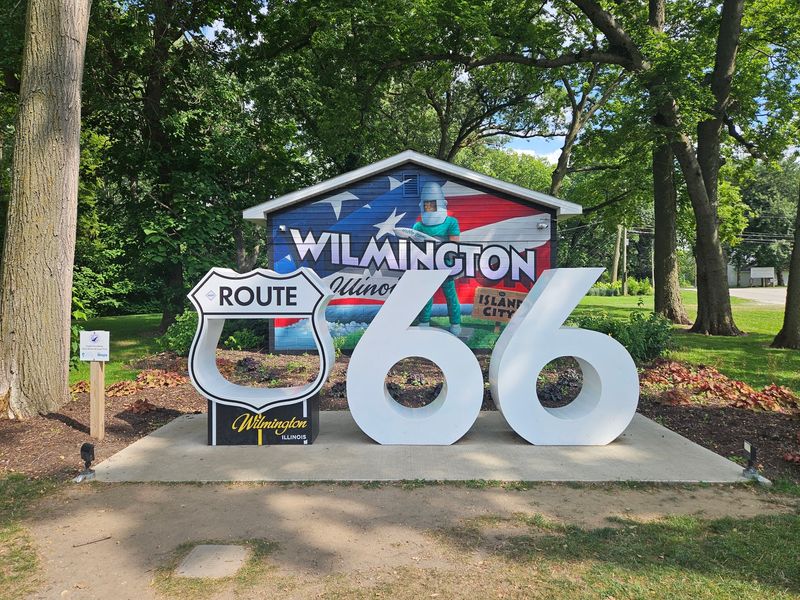 Route 66 Runs Right Through The Middle Of Town