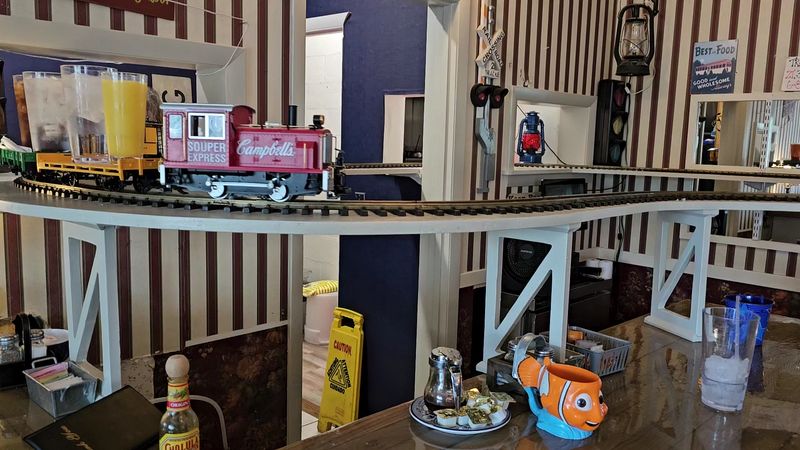 A Tiny Train Delivers The Biggest Grins At The Counter