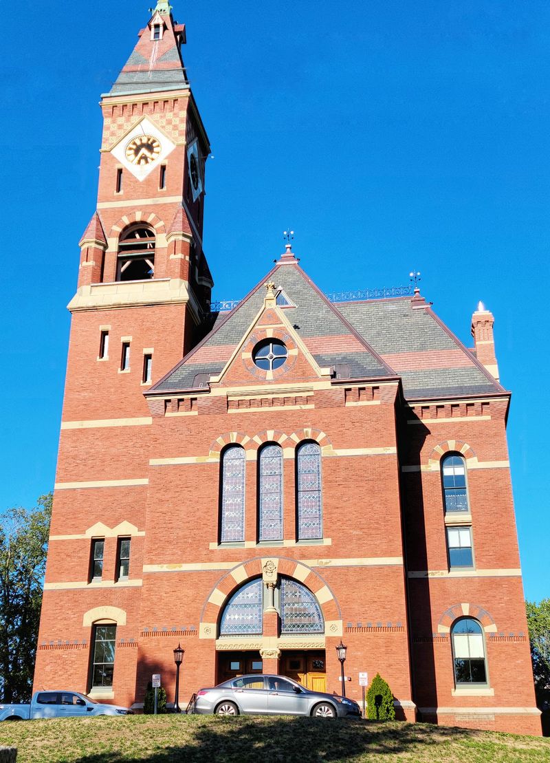 A Famous Painting Hangs Inside The Town Hall