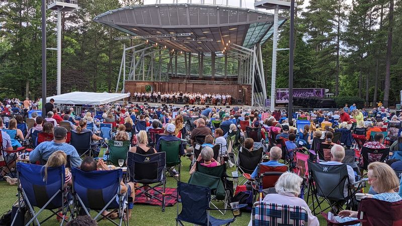 A Lakeside Stage in the Heart of Cary