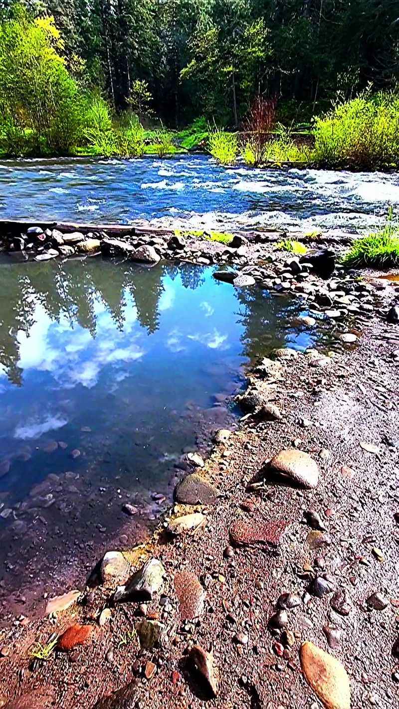 A Natural Soaking Spot Beside Salt Creek