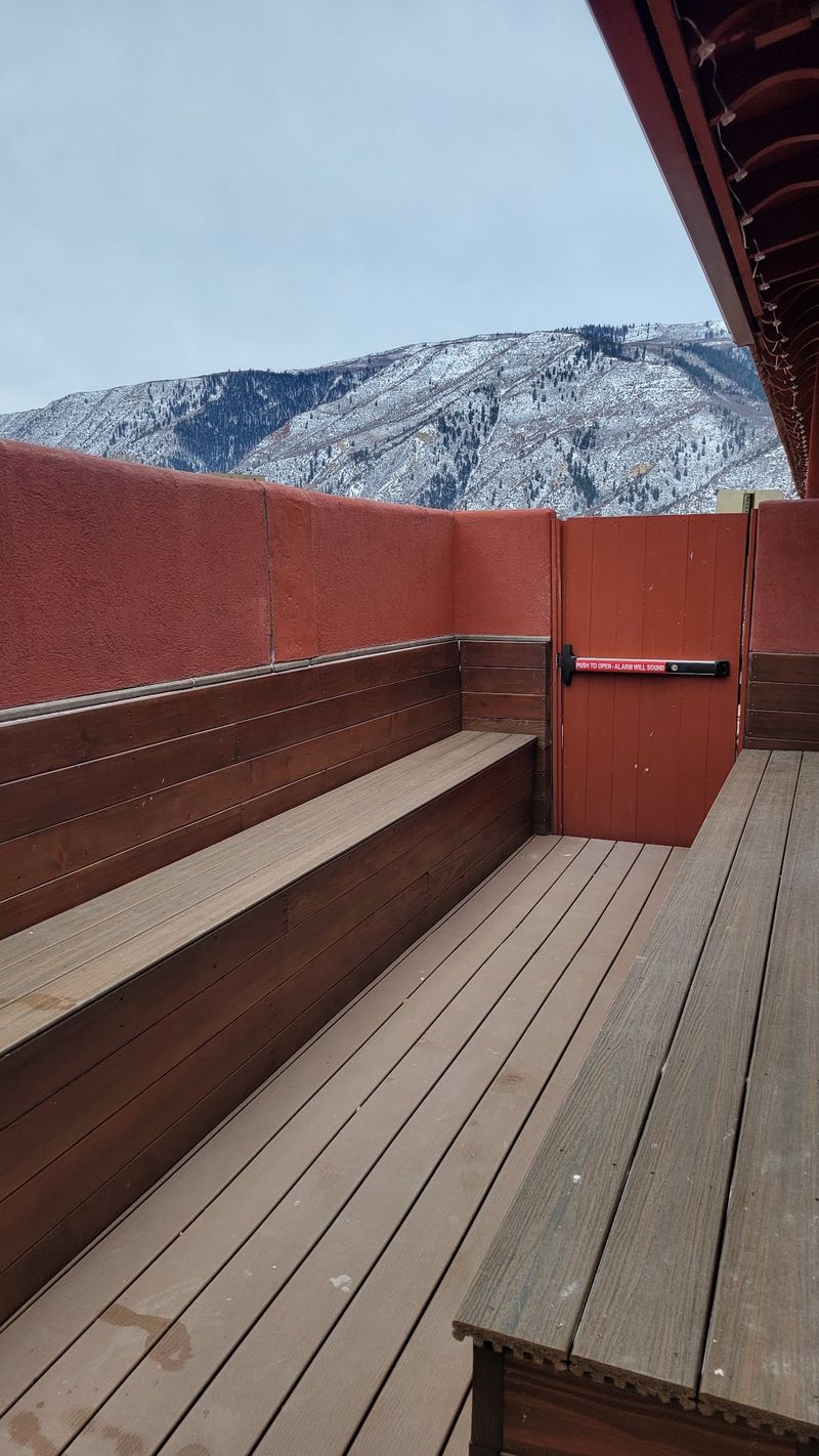 A Patio With Mountain Views and Highway Company A Patio With Mountain Views and Highway Company