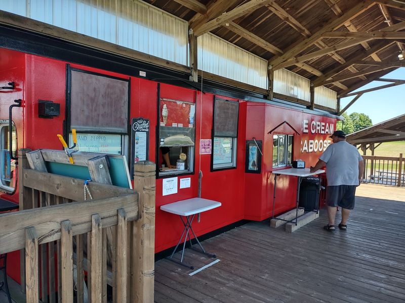 A Real Red Caboose Changes the View in Michigan A Real Red Caboose Changes the View in Michigan