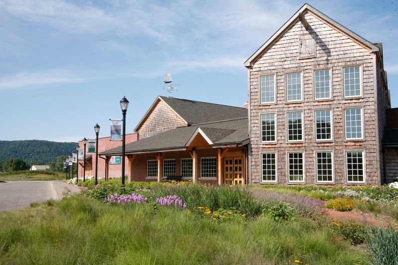 A River Town Address With Big Names Inside