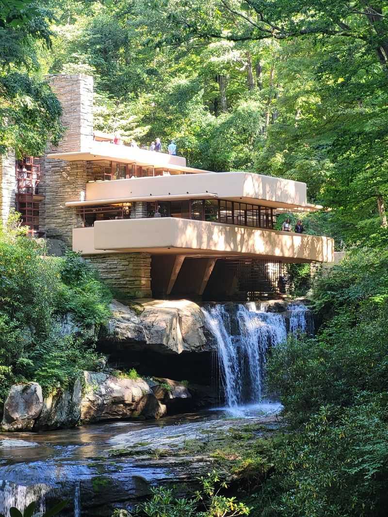 A Waterfall Beneath the Living Room